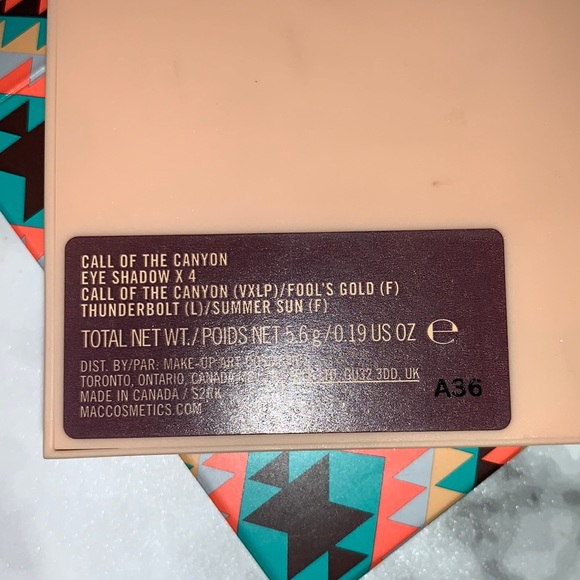 LMT Call Of The Canyon Eye Quad Eyeshadow Palette MAC - Picture 7 of 13